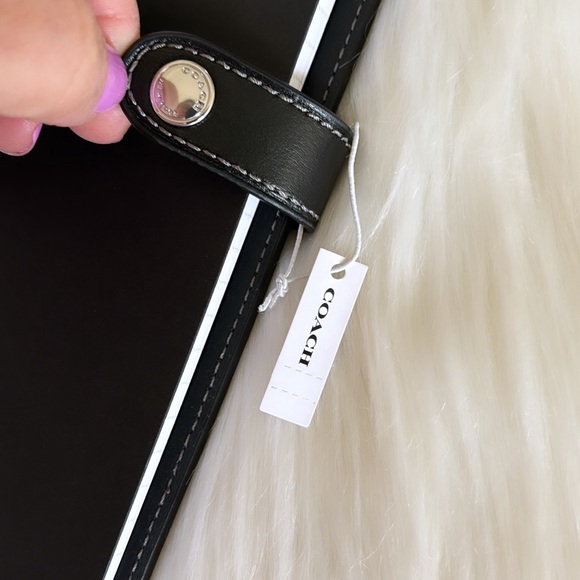 NWT💃Coach Notebook in Signature Canvas with Rose Print - Picture 7 of 8